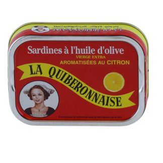 sardines huile d'olive et citron