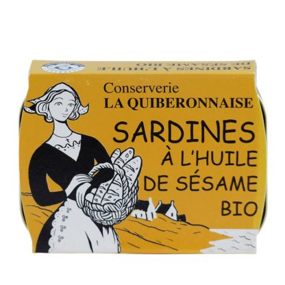sardines à l'huile de sésame bio