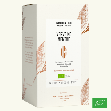 Infusion verveine menthe George Cannon