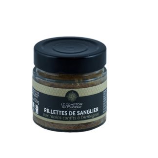 rillettes de sanglier aux raisins confits