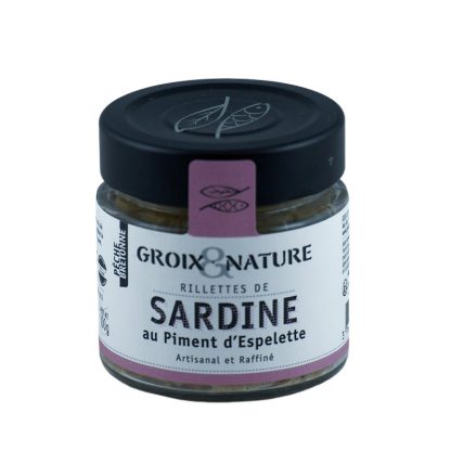 rillettes de sardine au piment d'Espelette