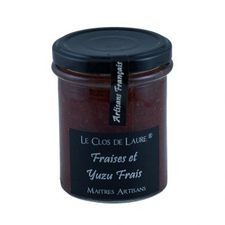 fraises et yuzu