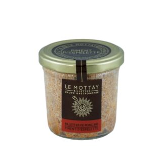 rillettes de porc au piment d'Espelette
