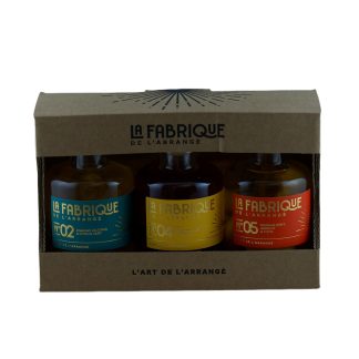 coffret 3 bouteilles 20 cl arrangé la fabrique