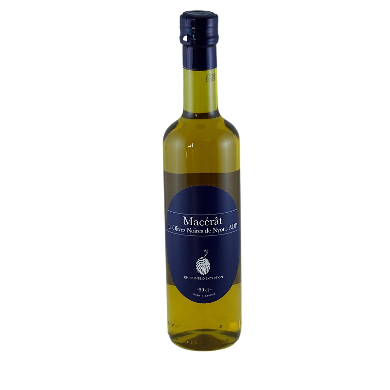 macérât d'olives noires de Nyons