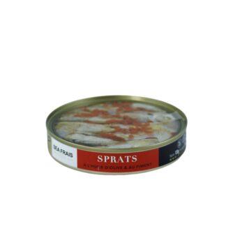 sprats à l'huile d'olive et au piment