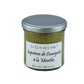 suprême de courgette à la menthe