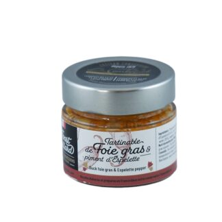 tartinable de foie gras et piment d'Espelette