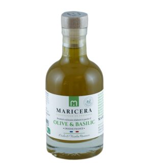 huile d'olive et basilic Maricera